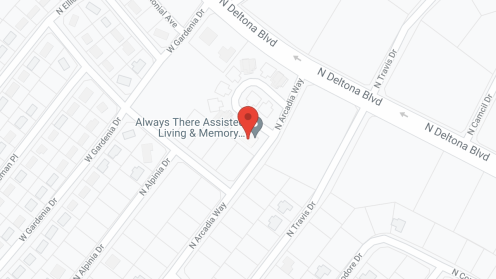 Map of the neighborhood around Always There Assisted Living