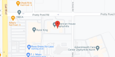 American House Zephyrhills in google map