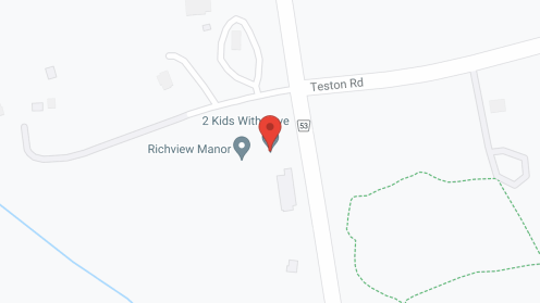 Map of the neighborhood around Richview Manor