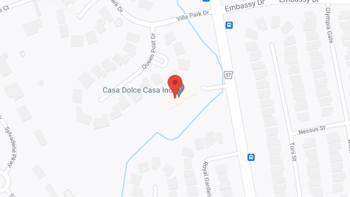 Map of the neighborhood around Casa Dolce Casa