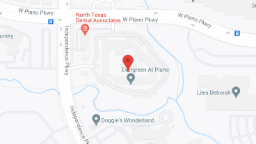 Evergreen at Plano in google map