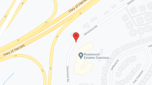 Map of the neighborhood around Rosewood Estates