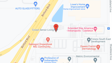 Crown Senior Living in google map
