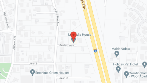 Map of the neighborhood around Leucadia House