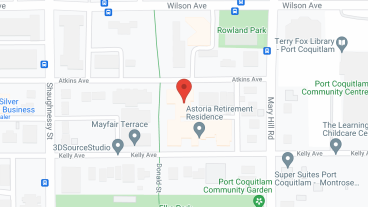 Astoria Retirement Residence in google map