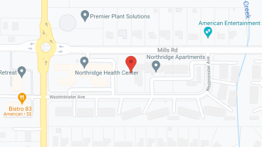 Northridge Senior Living in google map