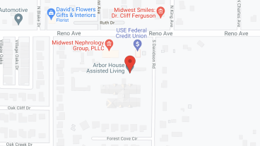 Arbor House of Midwest City in google map