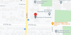Sunrise of Vancouver in google map