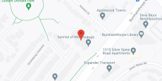 Sunrise of Mississauga in google map