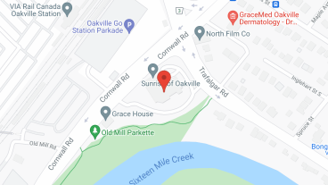 Sunrise of Oakville in google map