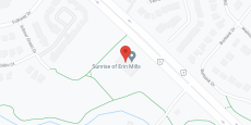 Sunrise of Erin Mills in google map