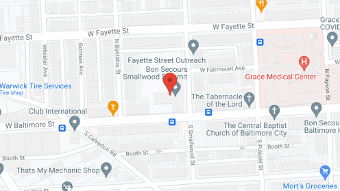 Map of the neighborhood around Bon Secour Smallwood Summit
