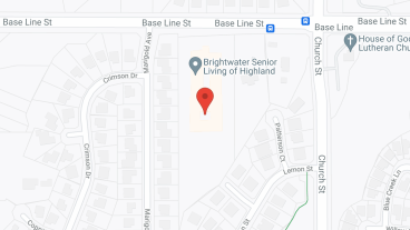 Brightwater Senior Living of Highland in google map