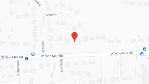 Map of the neighborhood around Swanson's Residential Care