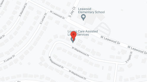 Map of the neighborhood around Loving Care Assisted Living Services LLC