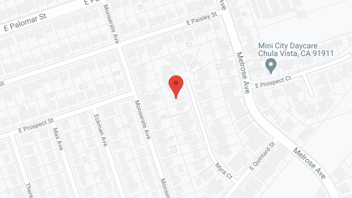 Map of the neighborhood around Jubilee Court