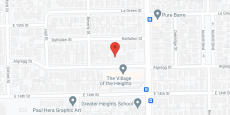 The Village of the Heights in google map
