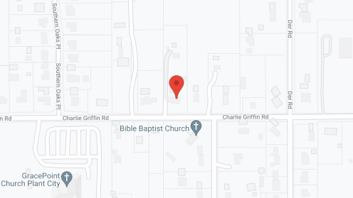 Map of the neighborhood around Azalea Oaks Place