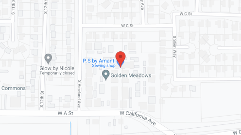 Map of the neighborhood around Golden Meadows