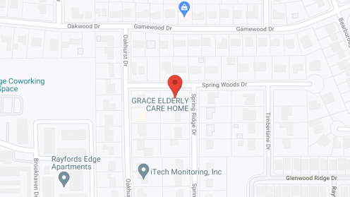 Map of the neighborhood around Grace Elderly Care Home