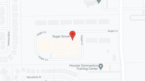 Map of the neighborhood around Sugar Grove