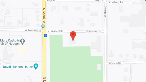 Map of the neighborhood around Hudson Grande Senior Living