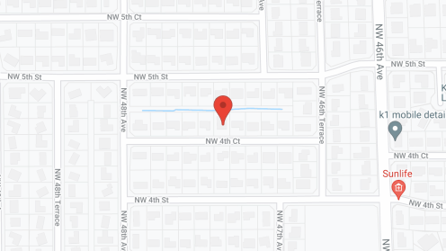 Map of the neighborhood around Plantation Senior Living
