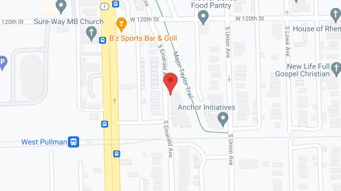 Map of the neighborhood around Hancock House