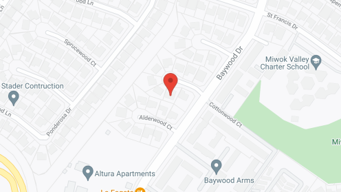 Map of the neighborhood around Hill Terrace