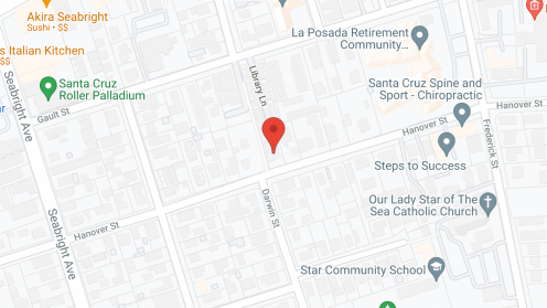 Map of the neighborhood around Hanover Guest Home
