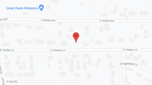 Map of the neighborhood around The Bennett House