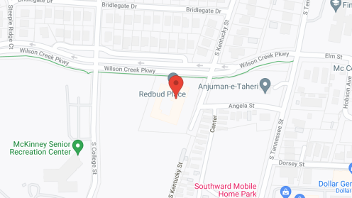 Map of the neighborhood around Redbud Place