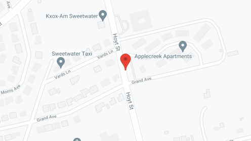 Map of the neighborhood around Hoyt Court