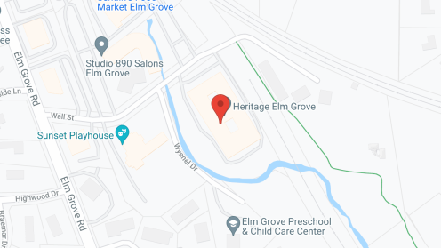 Map of the neighborhood around Heritage Elm Grove