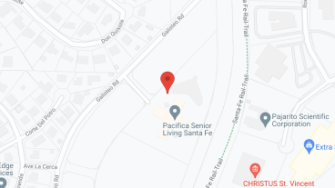 Pacifica Senior Living Santa Fe in google map