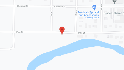 Map of the neighborhood around Riverside Manor