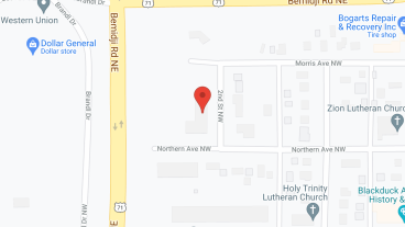 Blackduck Apartments in google map