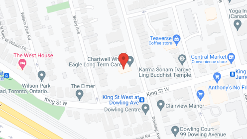 Map of the neighborhood around White Eagle Nursing Home