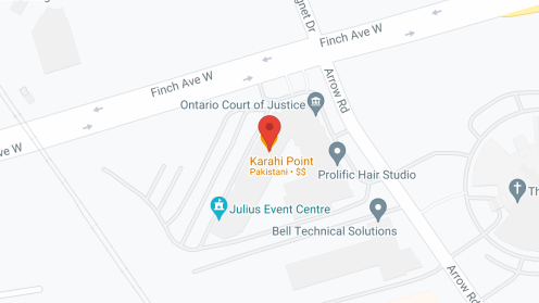 Map of the neighborhood around Villa Columbo