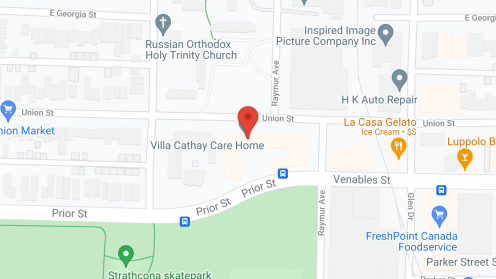 Map of the neighborhood around Villa Cathay Care Home