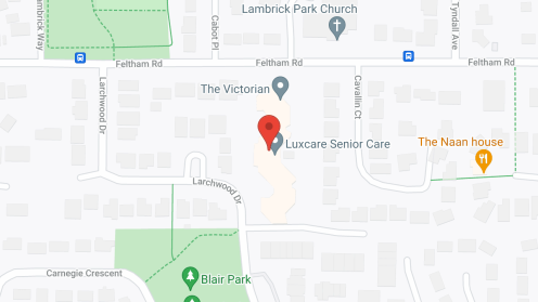 Map of the neighborhood around Victorian Retirement Residence