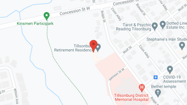 Tillsonburg Retirement Residence in google map