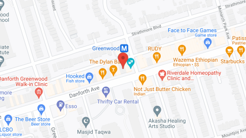 Map of the neighborhood around St Davids Village