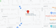 Salvation Army in google map