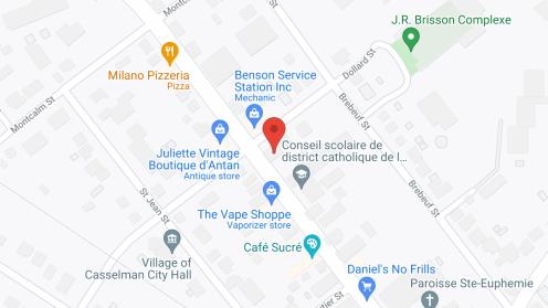 Map of the neighborhood around Residence Du Village