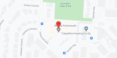 Portsmouth Reitrement Rsdnc in google map