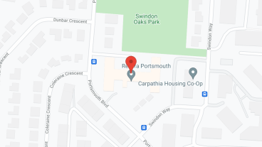Portsmouth Reitrement Rsdnc in google map