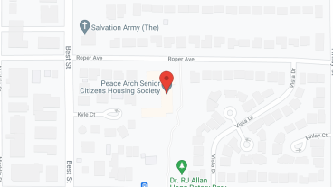 Peace Arch Senior Citizens in google map