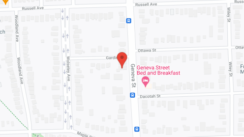 Map of the neighborhood around Paton Place