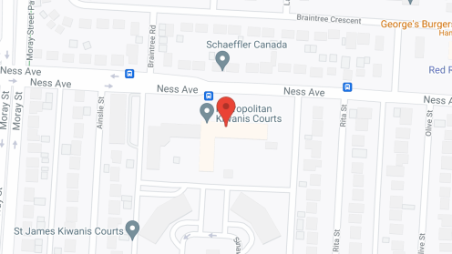 Map of the neighborhood around Metropolitan Kiwanis Courts
